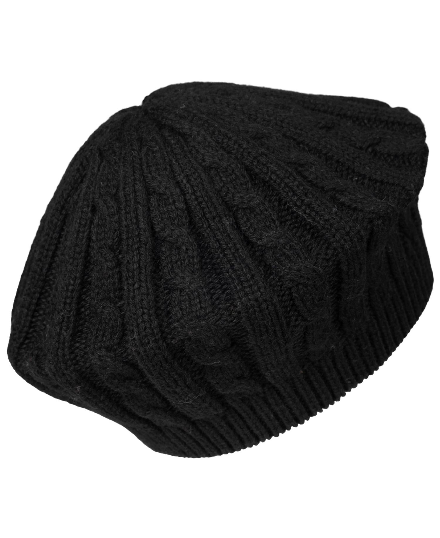 Core Cable Knit Beret Hat