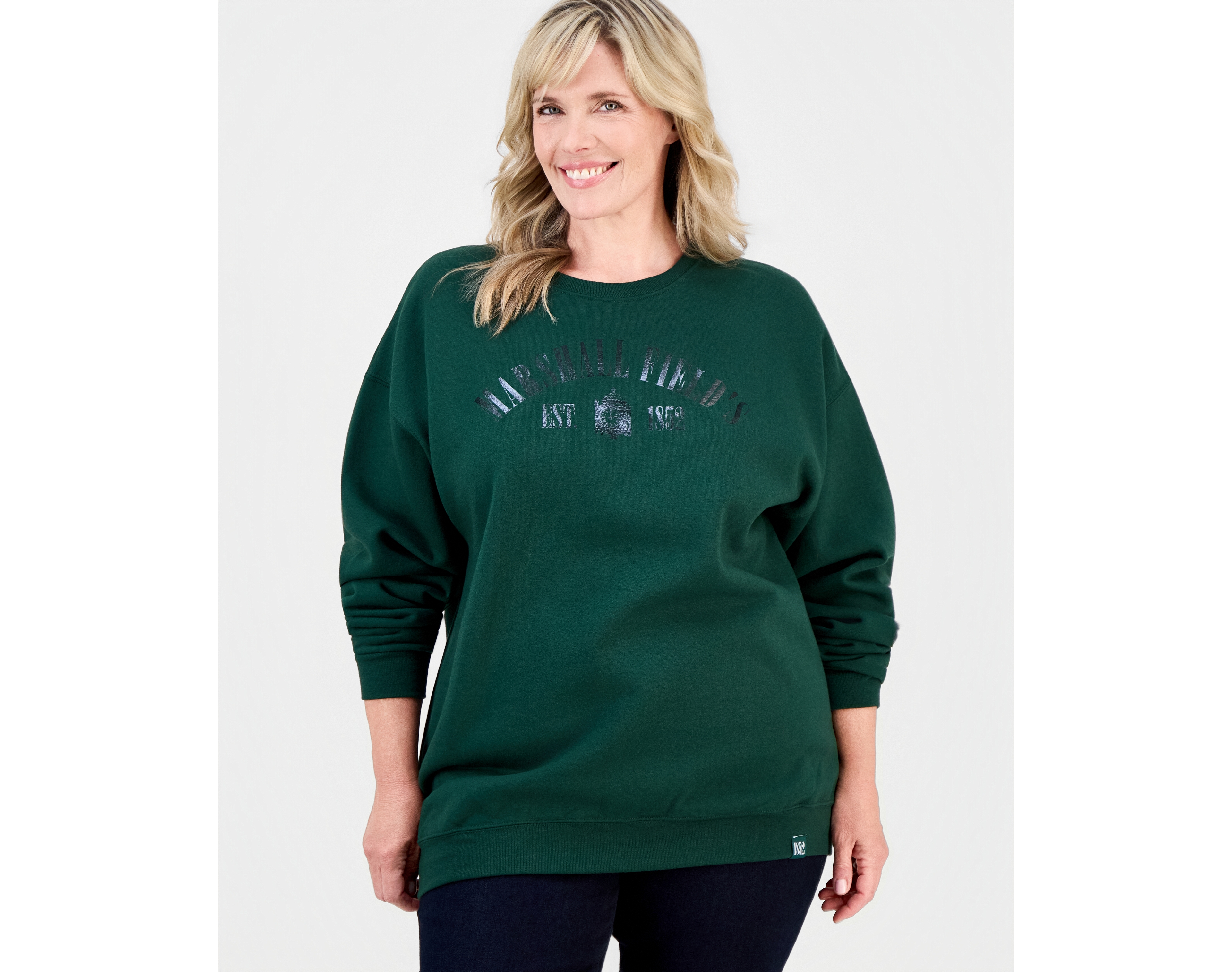 Marshall Fields Adult Unisex Logo Crewneck Sweatshirt