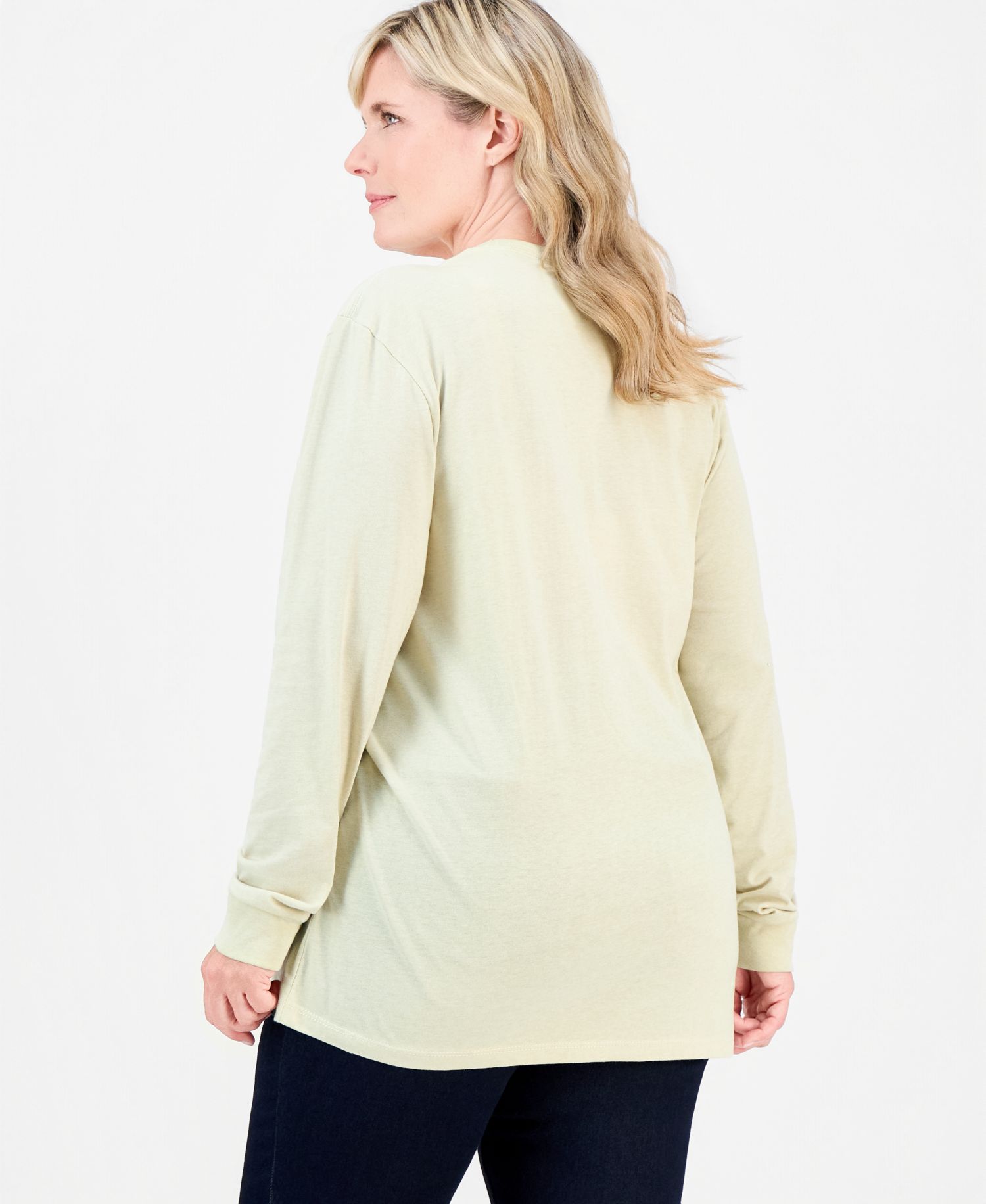 Adult Unisex Logo Crewneck Long-Sleeve Shirt