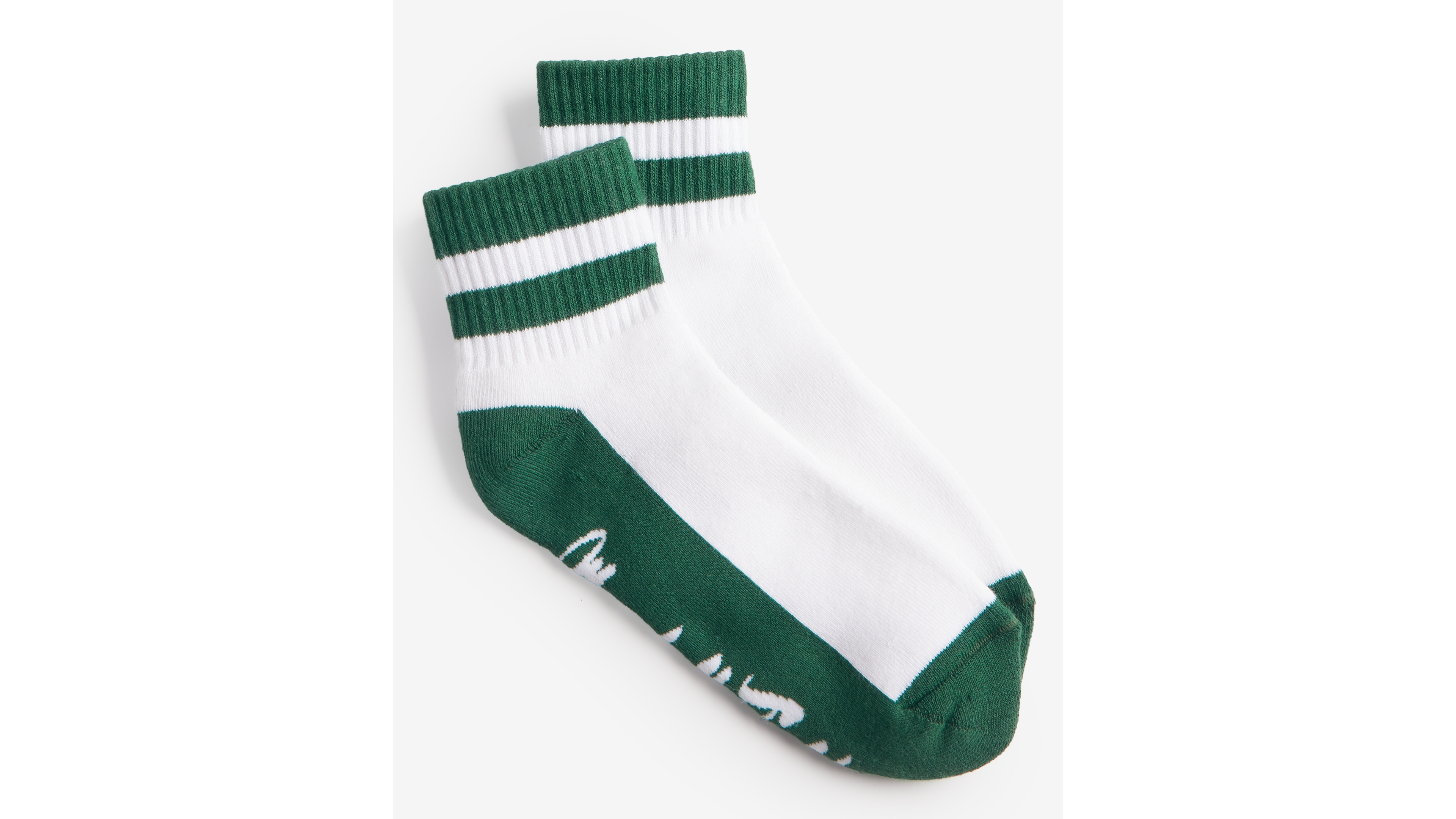 Marshall Fields Unisex Logo Cushioned Quarter Socks