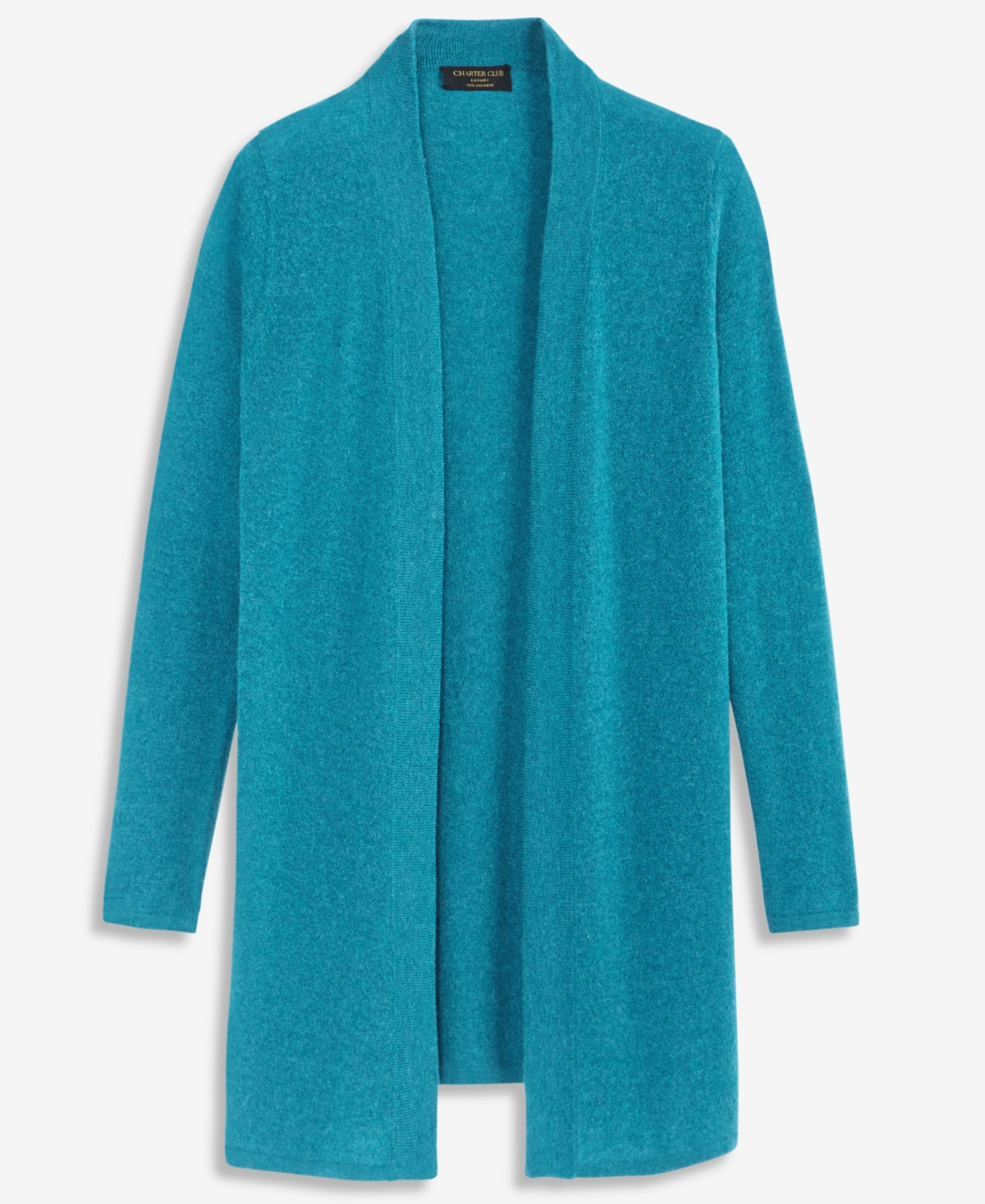 Charter Club Women's 100% Cashmere Split-Hem Long Cardigan, Macy's Exclusive