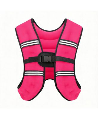 Weighted Vest Adjustable Straps Reflective Strength Training
