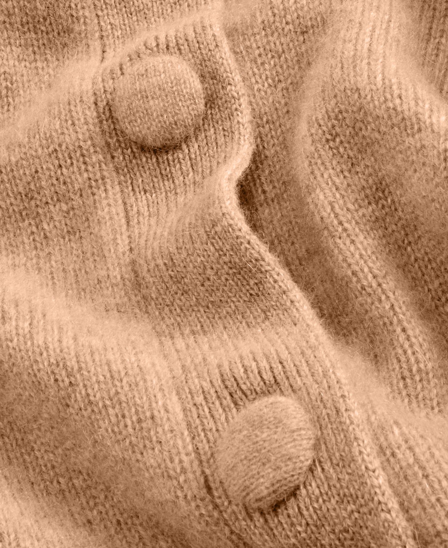 Women's 100% Cashmere Chunky Crewneck Cardigan