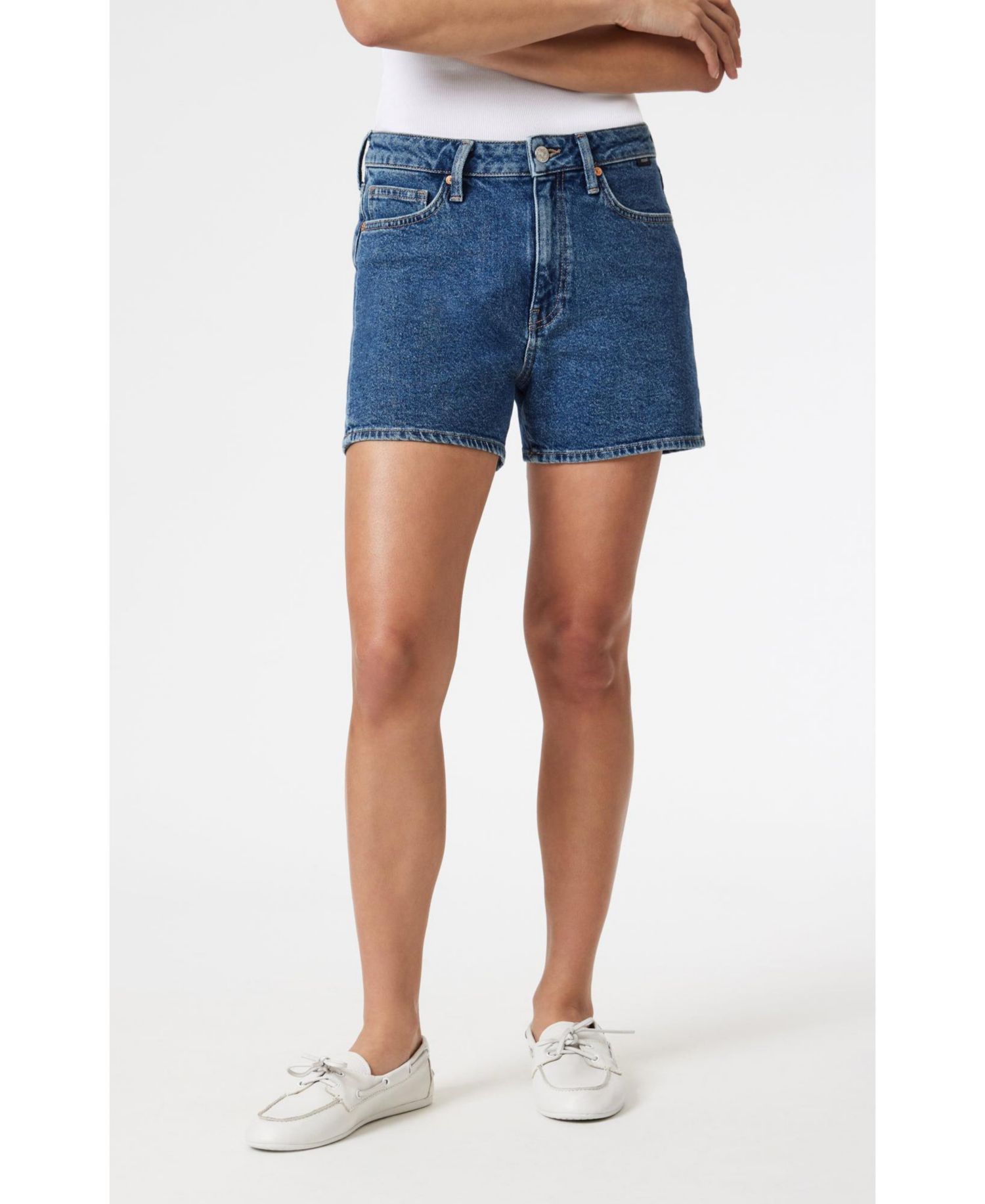 Women's Mavi's Heidi High Rise Relaxed Short In Dark Shaded 90'S