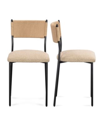 Celine 2-Piece Performance Speckled Boucle Dining Chair
