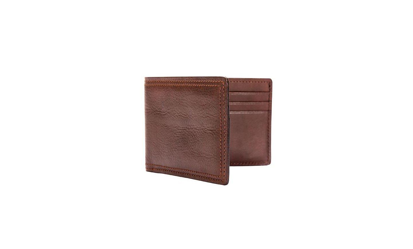 Мужской кошелёк Bosca Dolce Small Bifold Wallet, цвет: Коричневый — фото 6