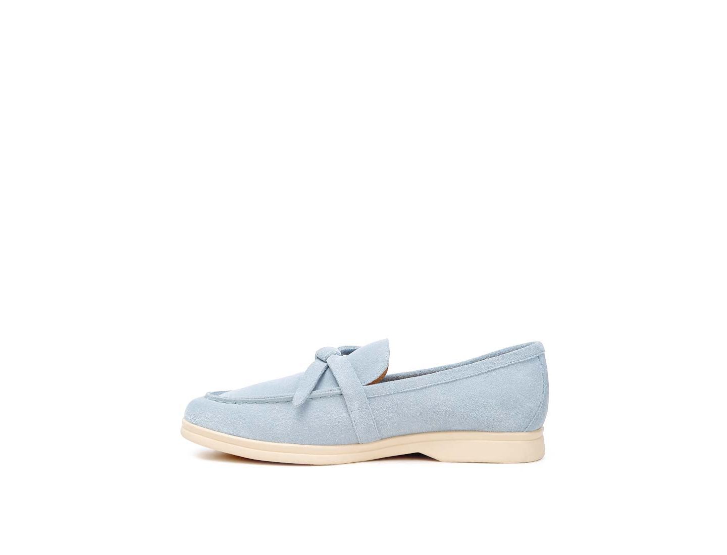 Женские туфли Rag & Co Nautica Suede Knot Detailed s, цвет: Синий — фото 9