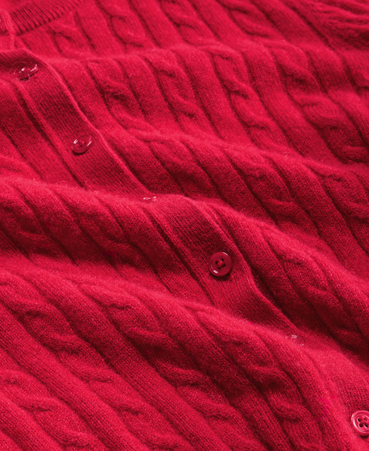 Женский кардиган Charter Club 100% Cashmere Baby Cable-Knit Crewneck, цвет: Красный — фото 6