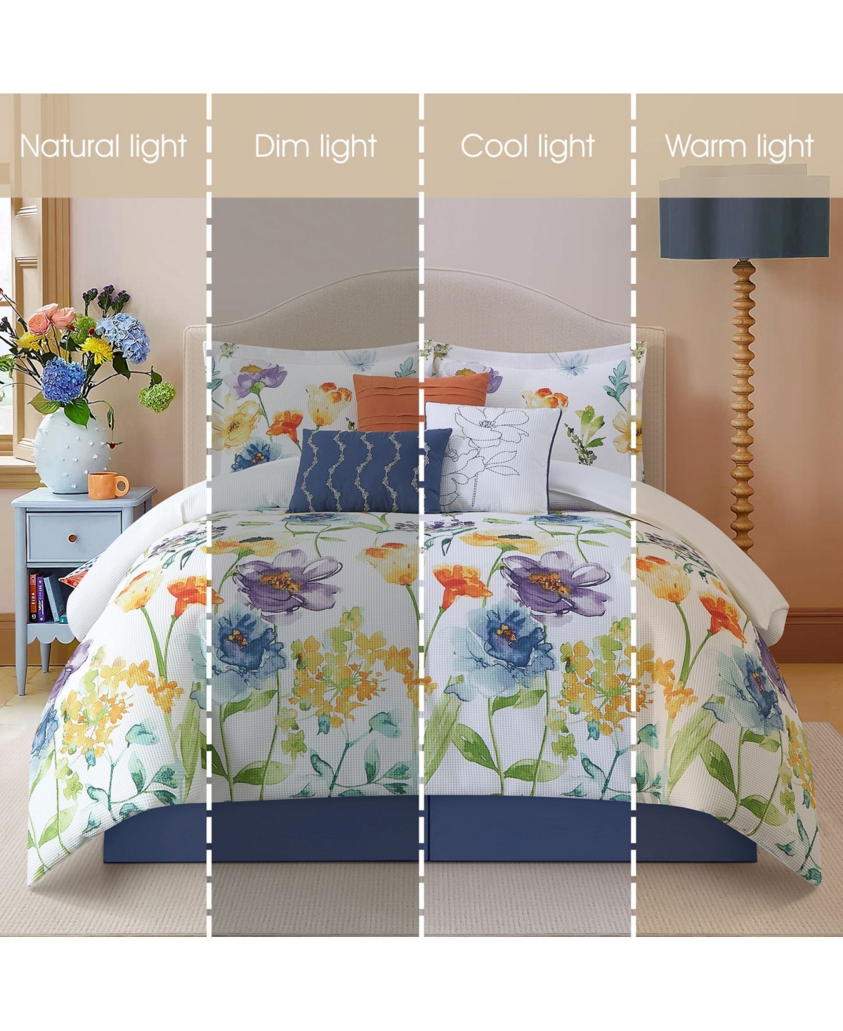 Stratford Park Anayel Floral 7-Piece Comforter Set
