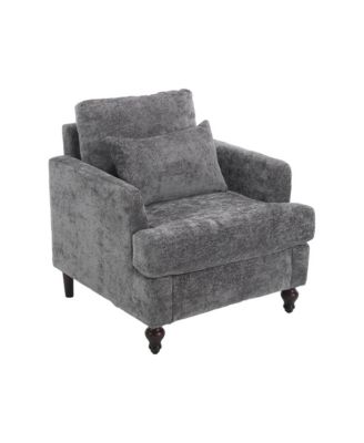 Modern Accent Chair Lounge Chair for Living Room,Tufted Club Chair, Mid Century Modern Arm Chairs with Studded,for Bedroom