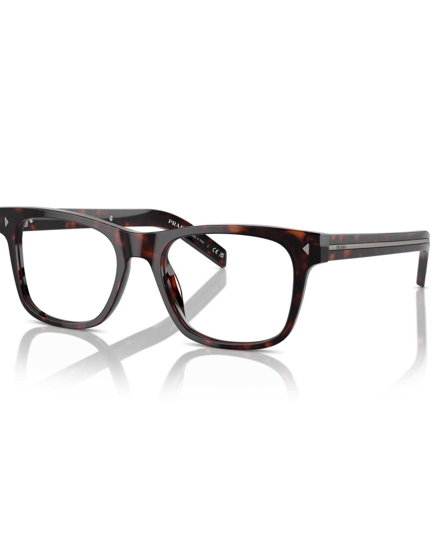 Мужские очки PRADA Eyeglasses, PR A13V, цвет: Черепаховый — фото 1