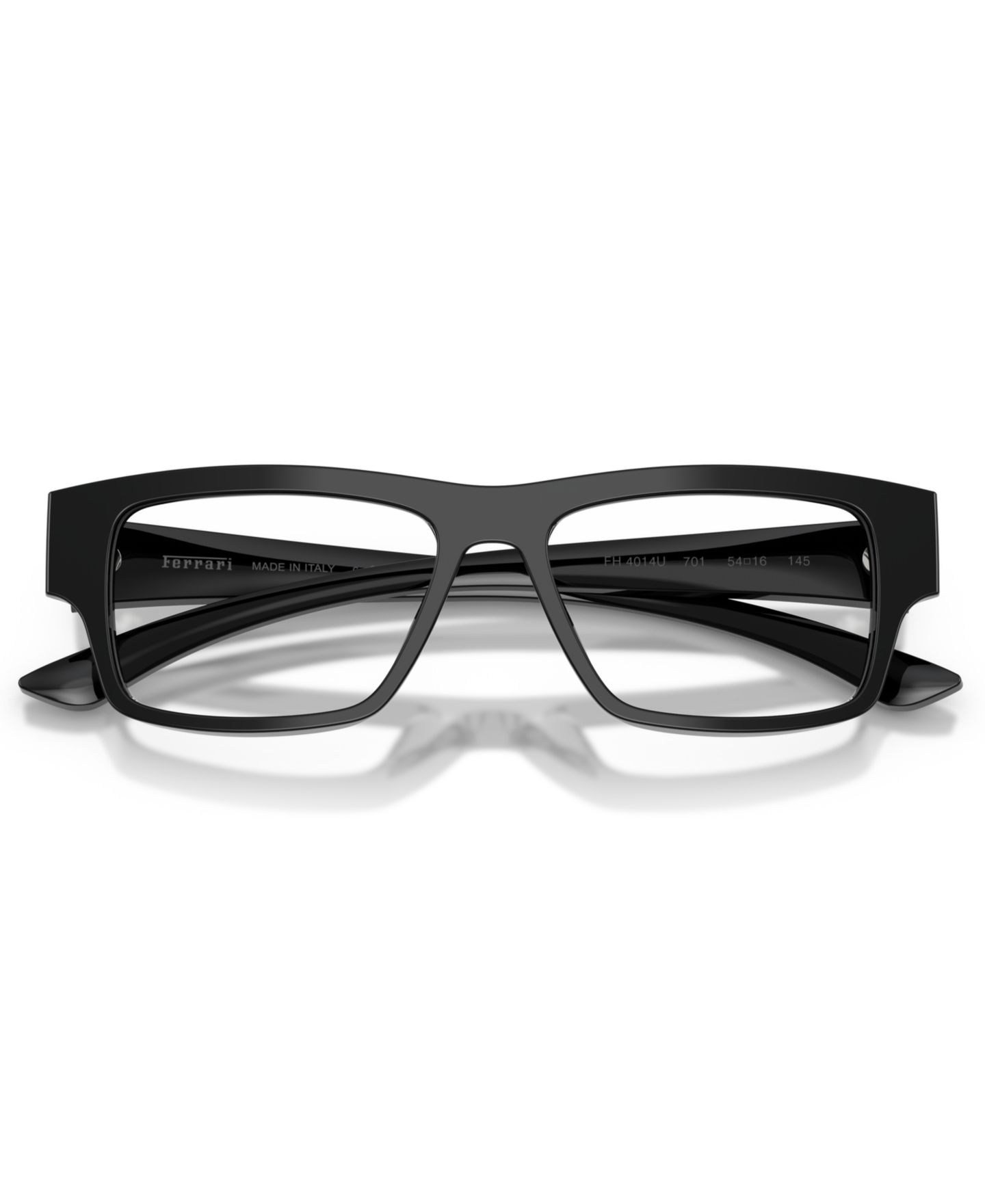 Мужские очки Ferrari Eyeglasses, FH4014U, цвет: Чёрный блестящий — фото 5