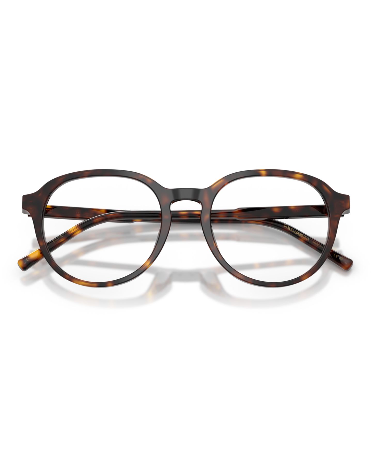 Мужские очки Dolce&Gabbana Man Panthos Plastic DG3444 Eyeglasses, цвет: Гавана — фото 3