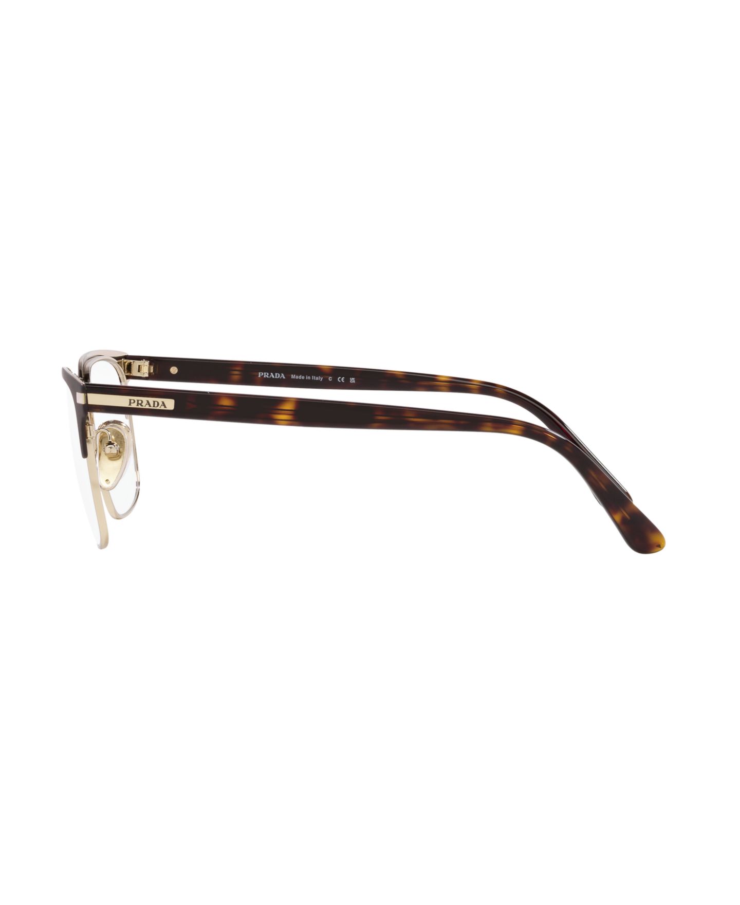 Мужские очки PRADA Eyeglasses, PR 58ZV, цвет: Золотой — фото 3