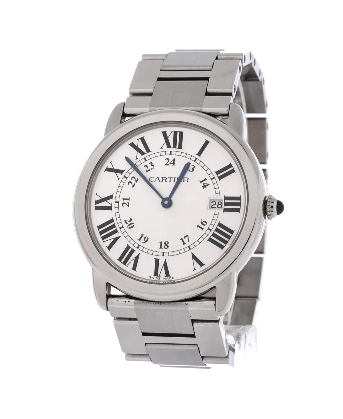 Pre-Owned Cartier Ronde Solo de Cartier Quartz Watch in Stainless Steel 36mm