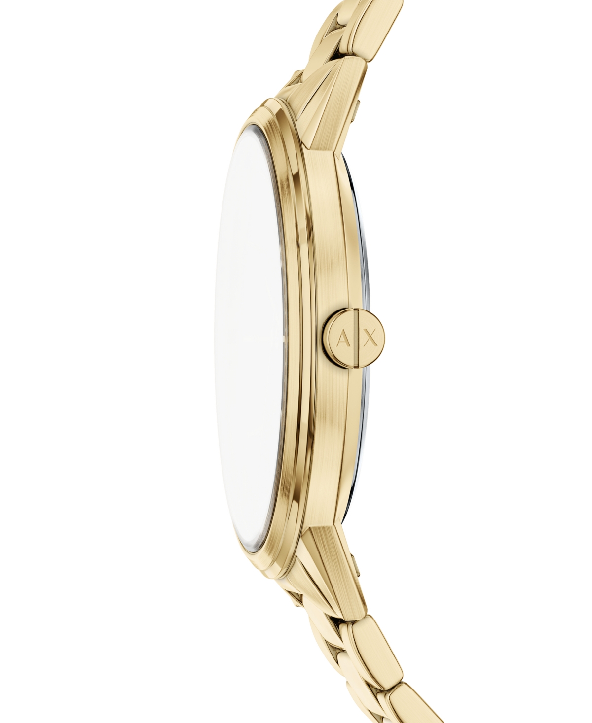 Armani Exchange Men's Na Quartz Gold Stainless Steel Watch 42mm