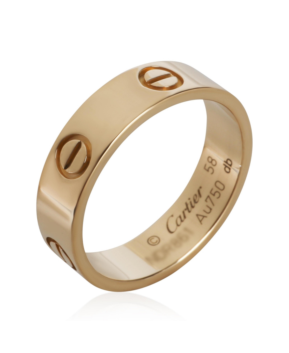 Pre-Owned Cartier Yellow Gold Love Ring