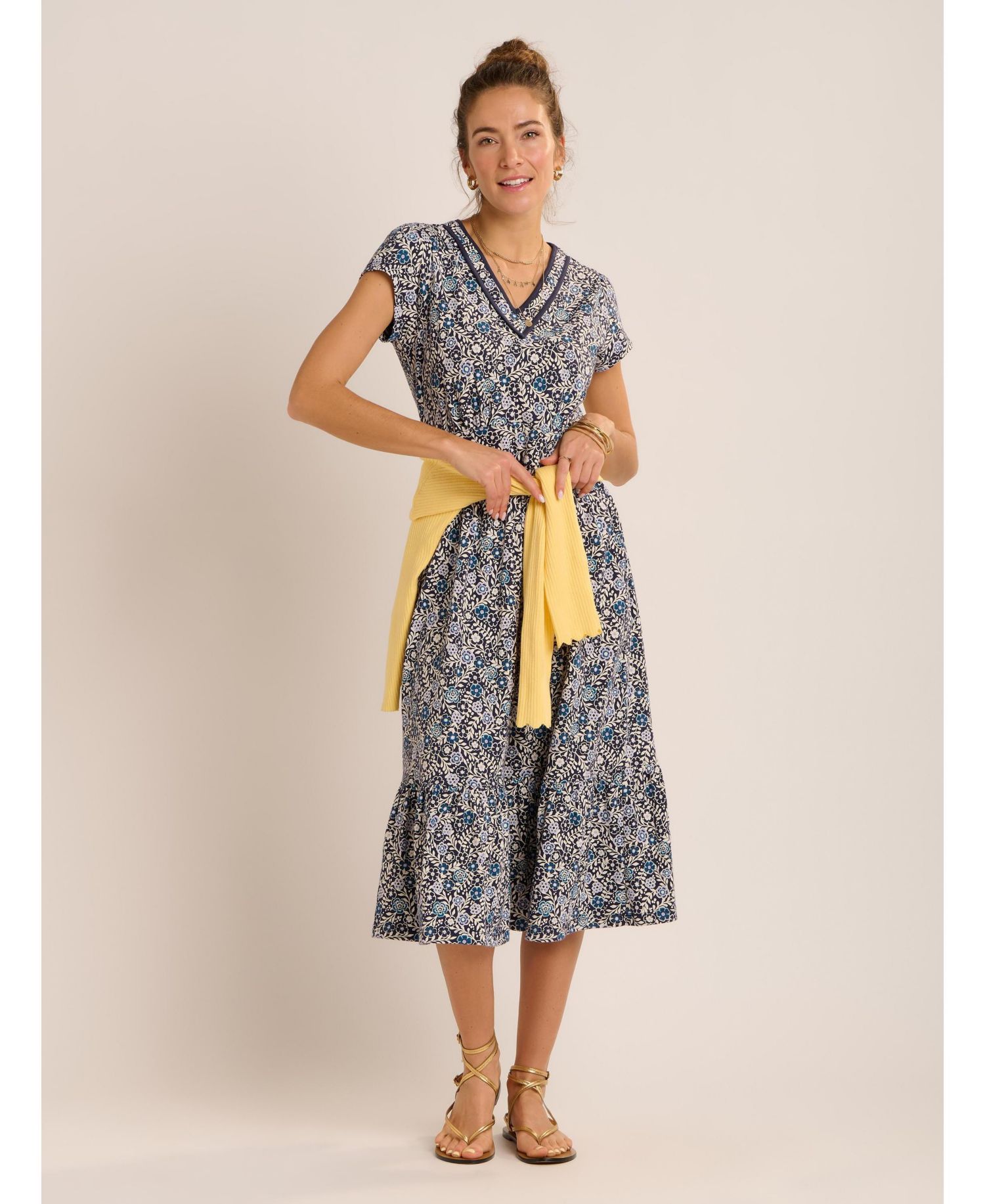 Women's Lucia Tiered Midi Dress