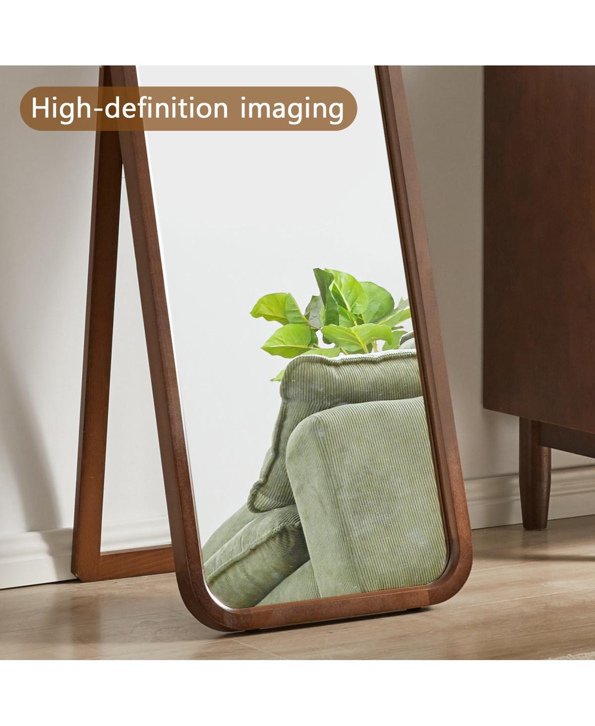 Laoties Modern Full Length Floor Mirror with Stand for Bedroom, Living Room and Dressing Room