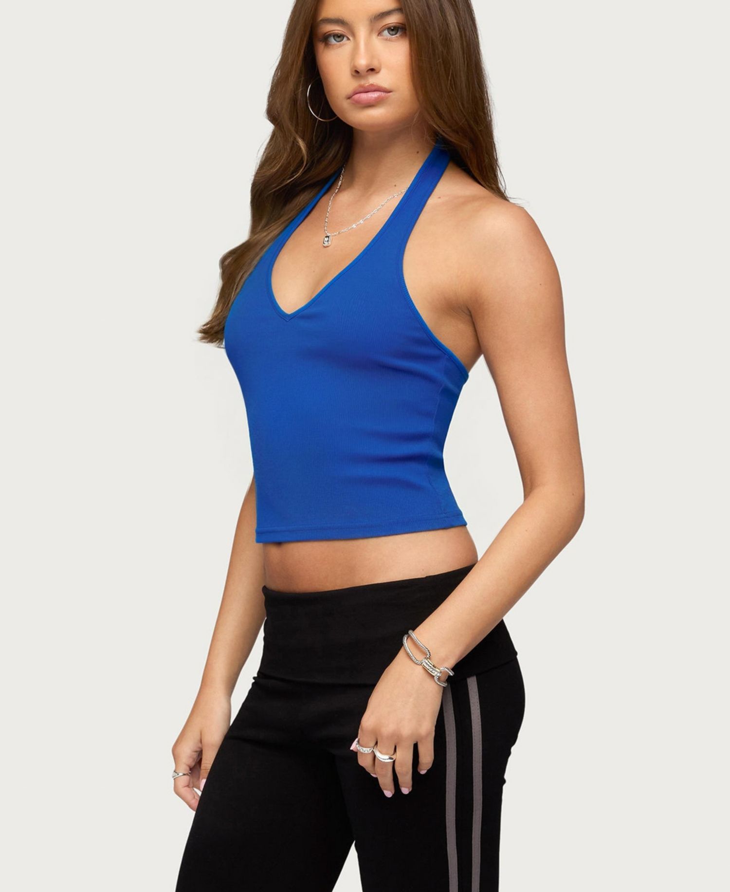 Women's Vespera V Neck Halter Top