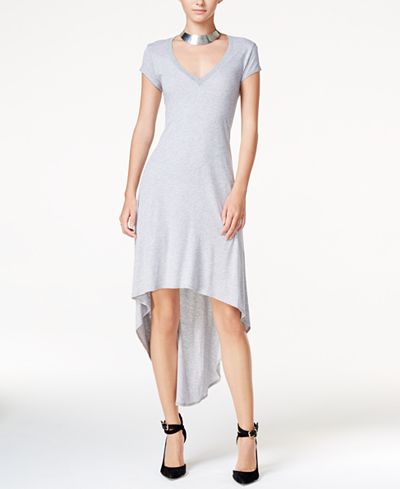 chelsea sky High-Low Cutout T-Shirt Dress, Only at Macy's
