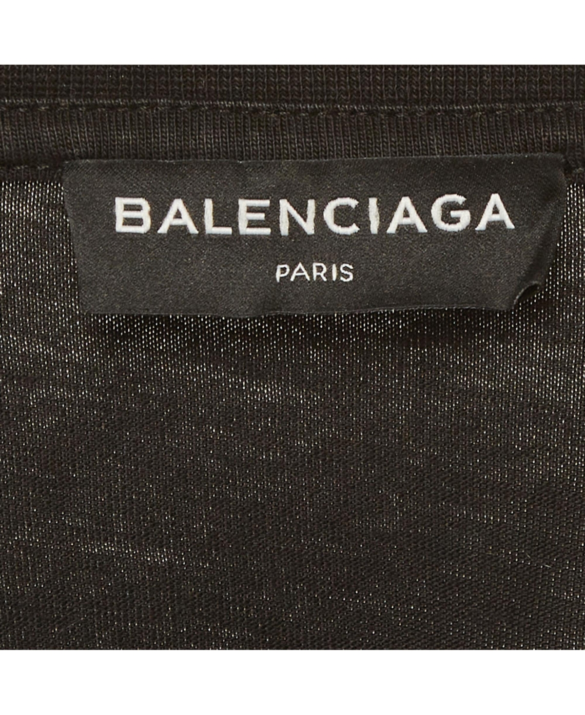 Pre-Owned Balenciaga Men's Printed Jersey Oversized T-Shirt