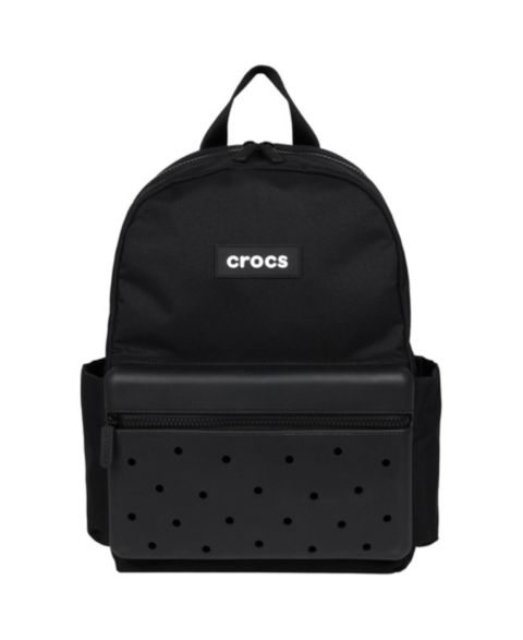 Рюкзак Crocs Lightweight with Molded Front Storage Pocket, цвет: Чёрный