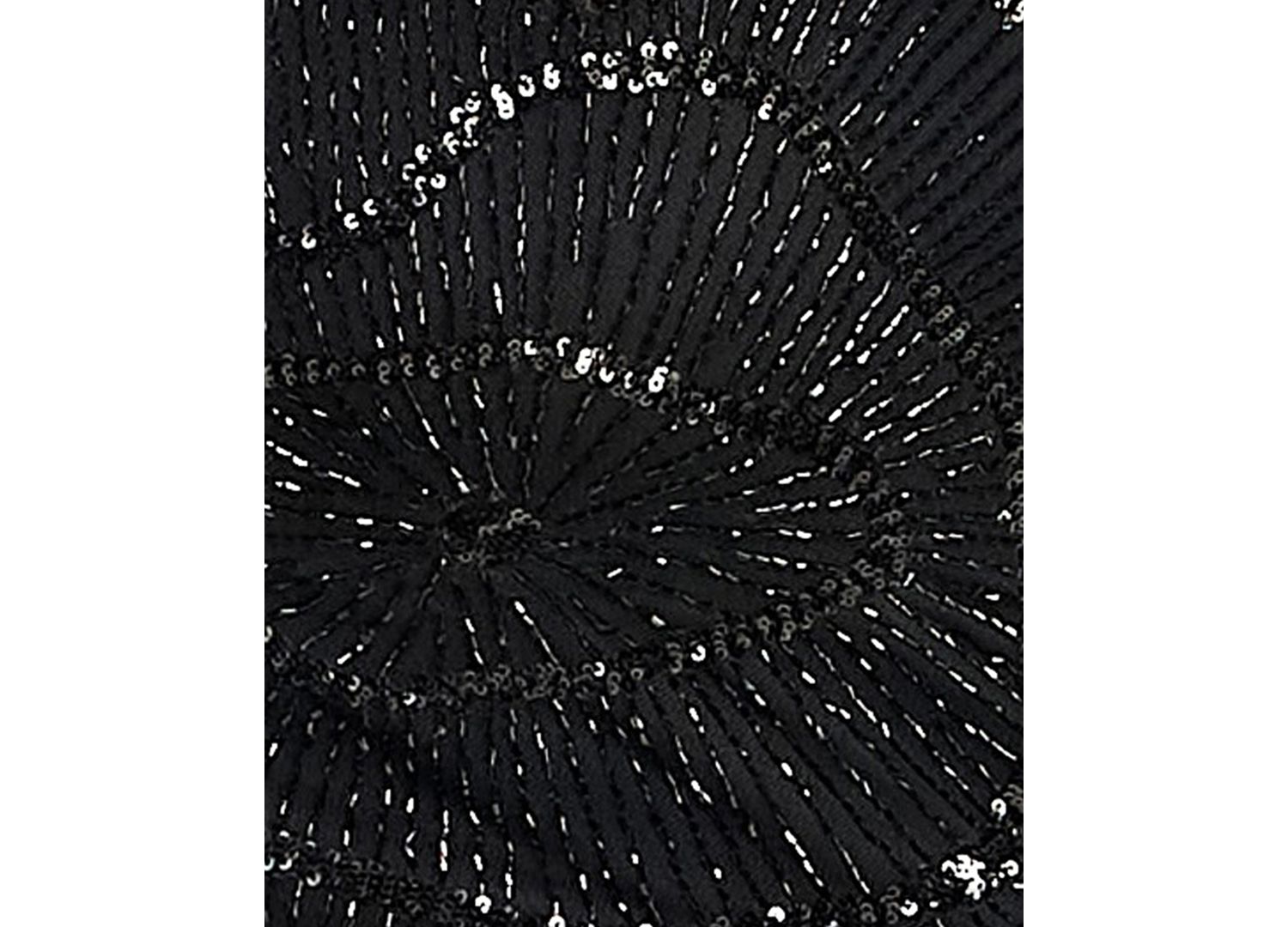 Juniors' Strapless V-Neck Sequin Beaded Mini Dress with Illusion Corset
