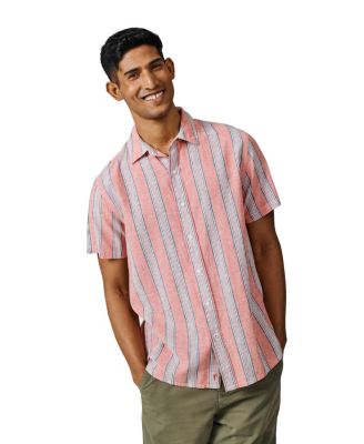 Men's Austin Cotton Linen Short Sleeved Shirt