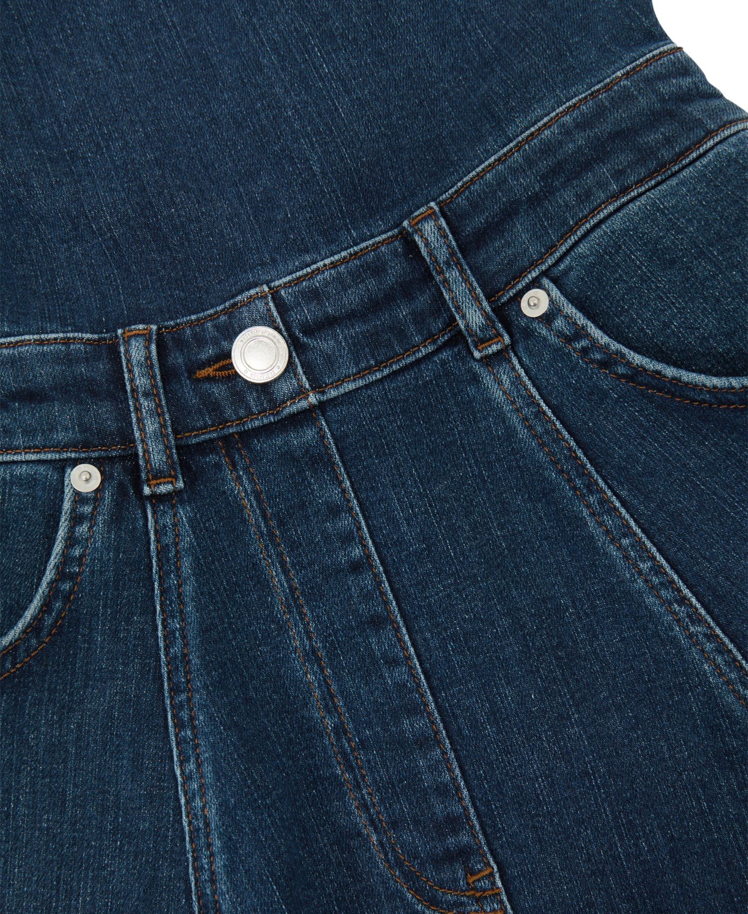 Women's Rosie Waisted Denim Midi Dress