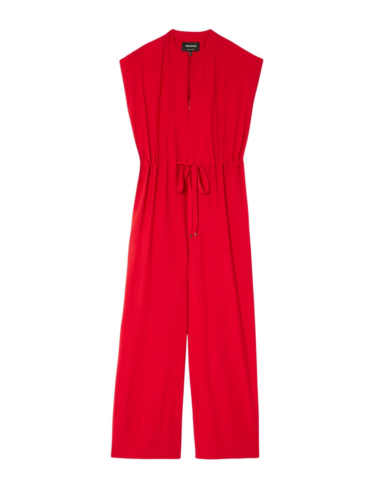 Women's Sleeveless Drawstring Jumpsuit