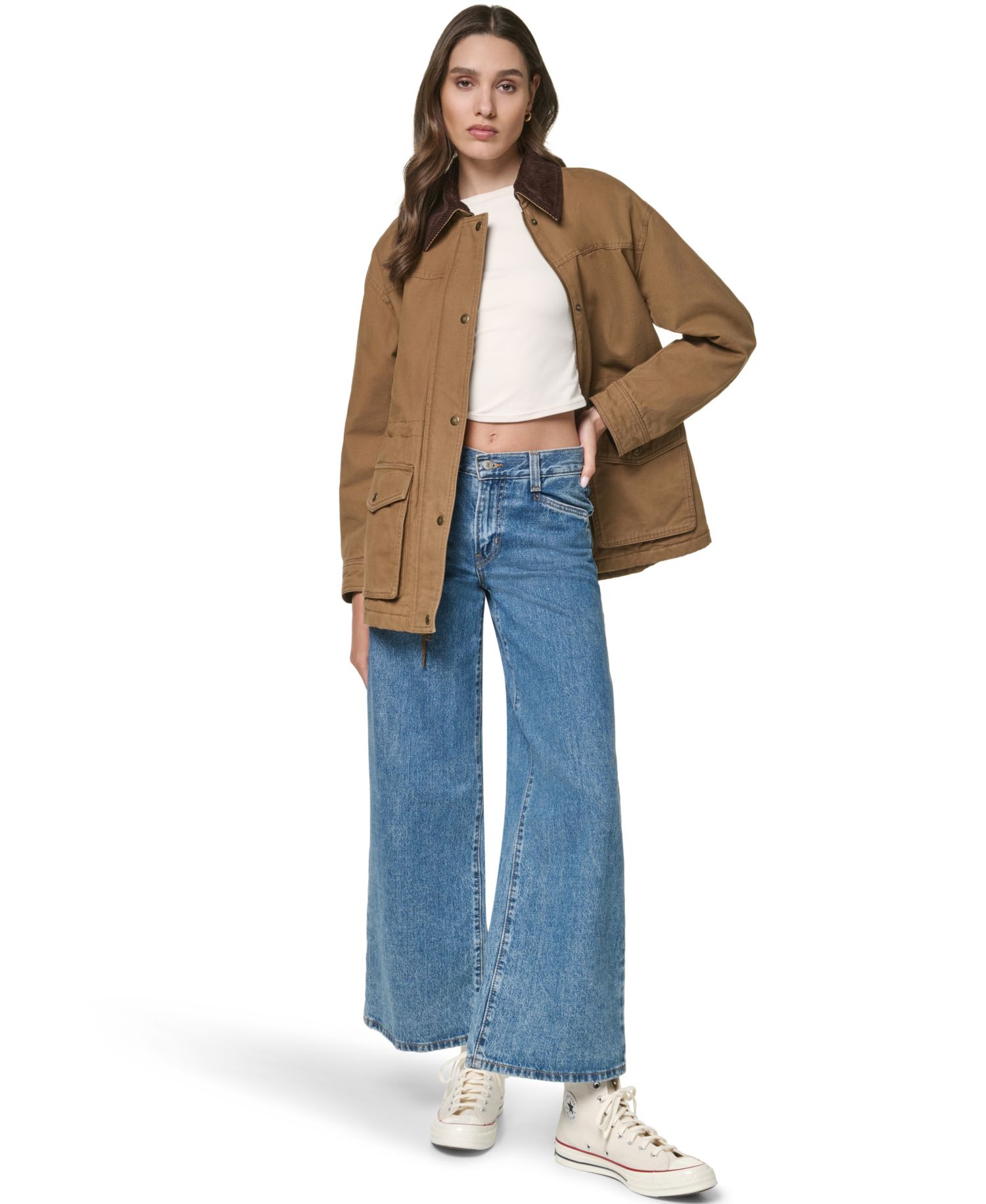 Women's Cinched Waist Barn Jacket