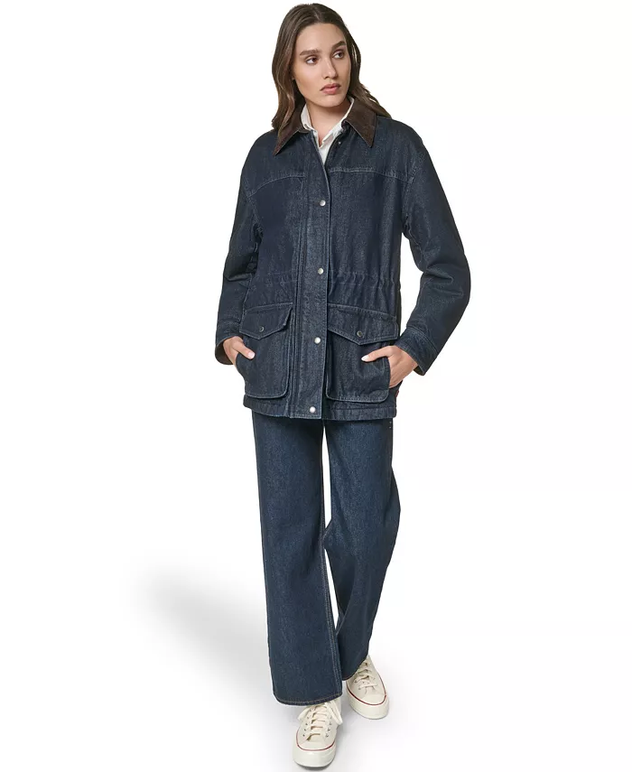 Women's Cinched Waist Barn Jacket - thumbnail 2