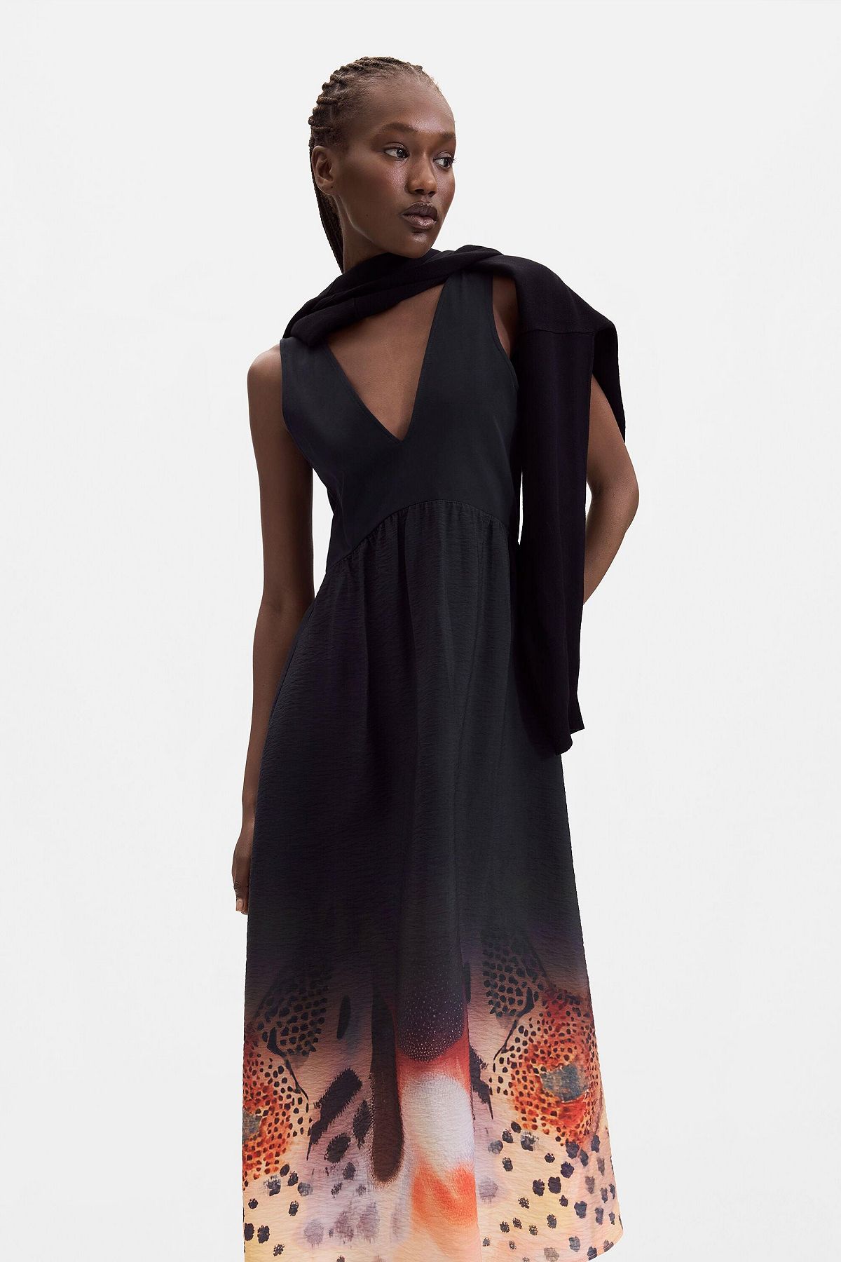 Desigual Women's 2-in-1 midi dress view 3 — MAYCSS fashion products