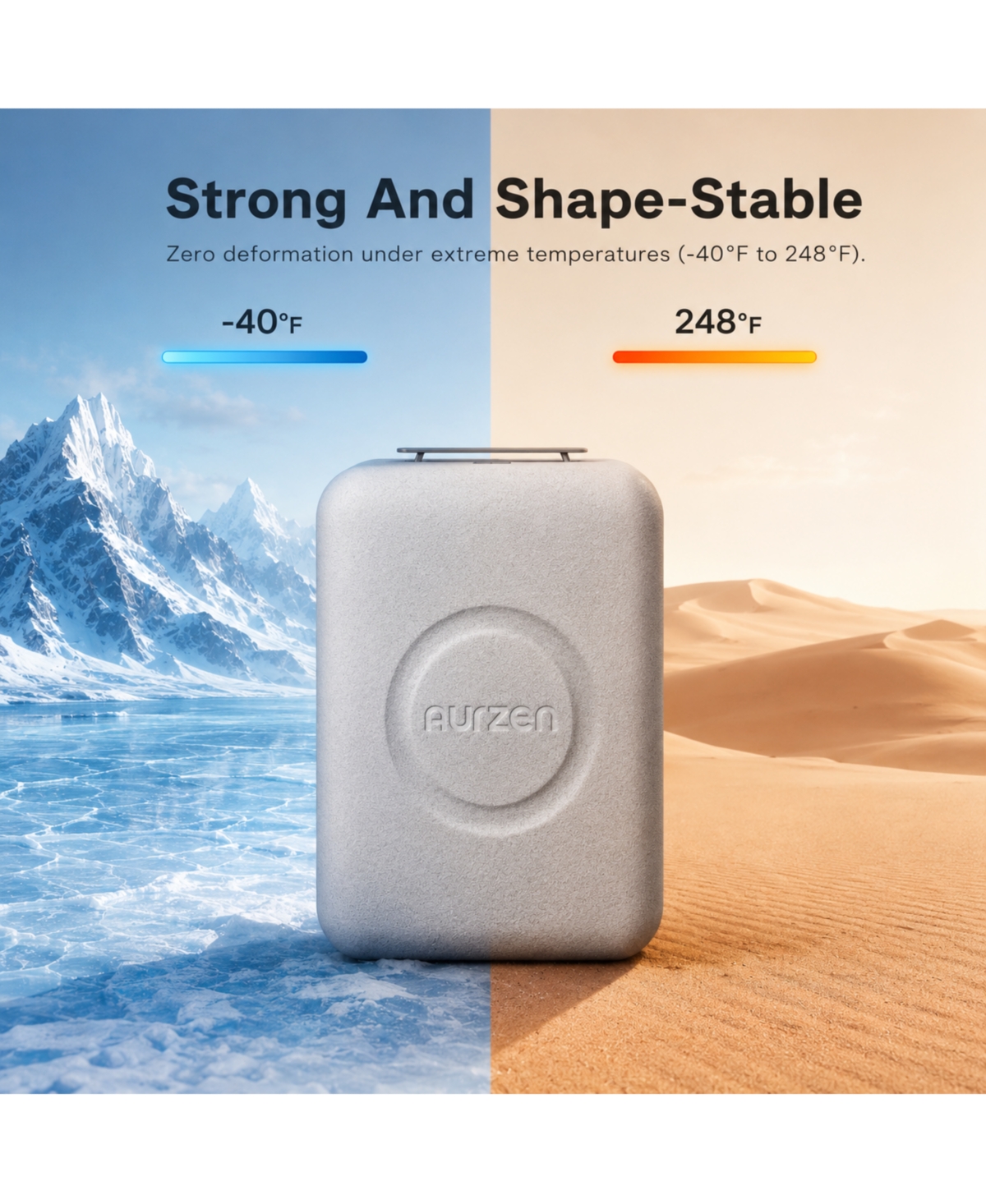 Aurzen Portable Carrying Case, All-in-One Foam Epp Travel Case, Waterproof, Sturdy and Protective for Easy Travel