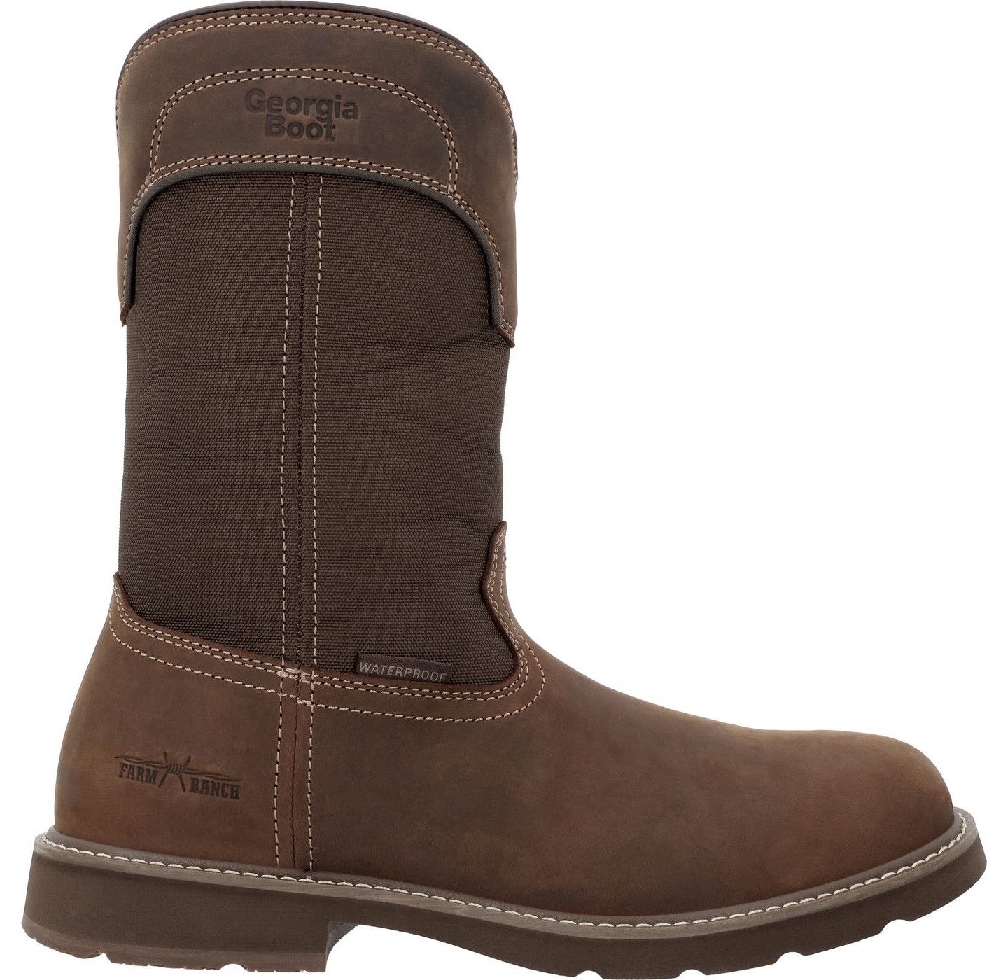 Мужские ботинки GEORGIA BOOT Core 37 Farm and Ranch Round Toe Pull-On, цвет: Рыжевато-коричневый — фото 5