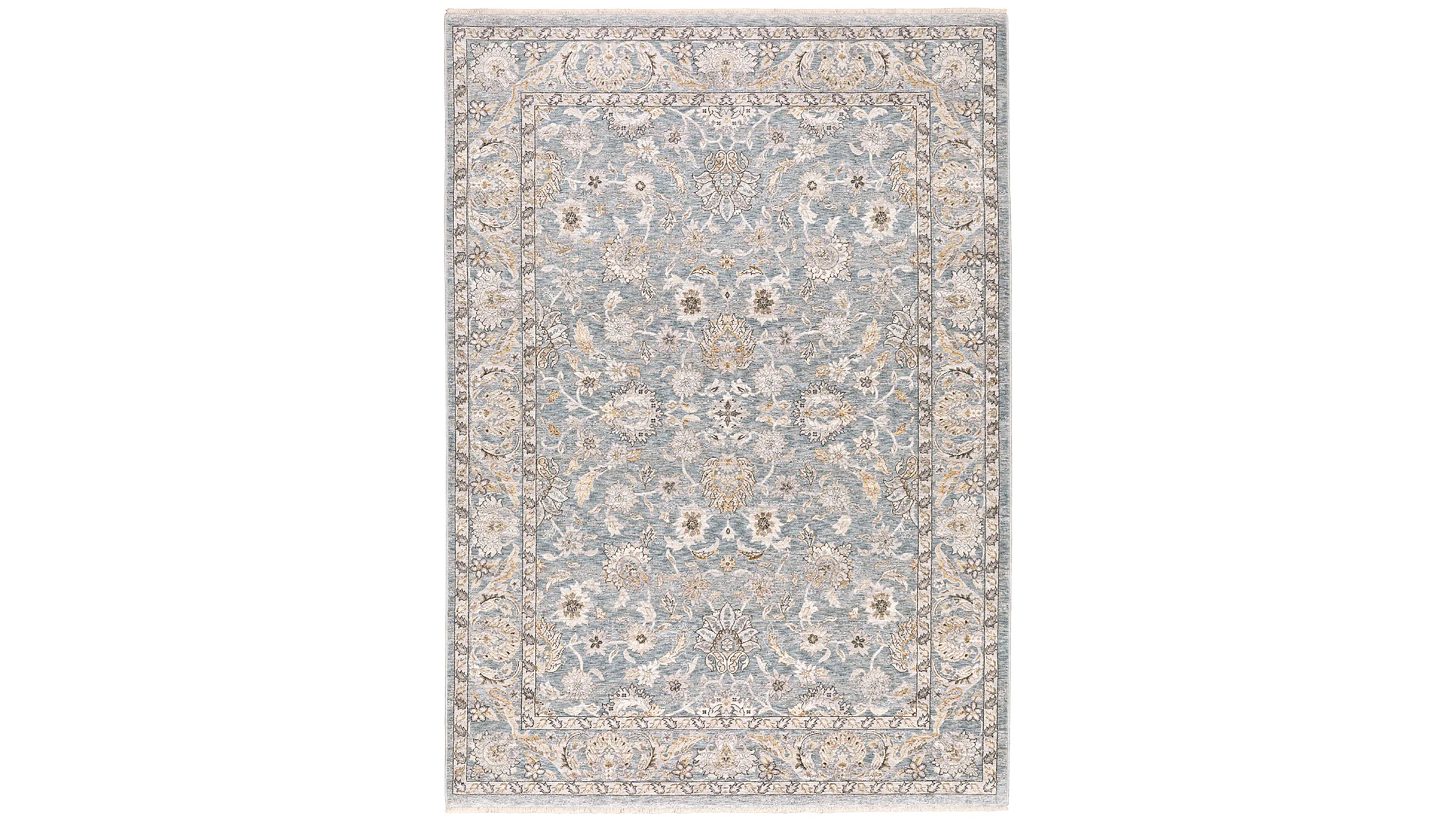 Oriental Weavers Maharaja 70E Blue and Ivory 3'3" x 5' Area Rug
