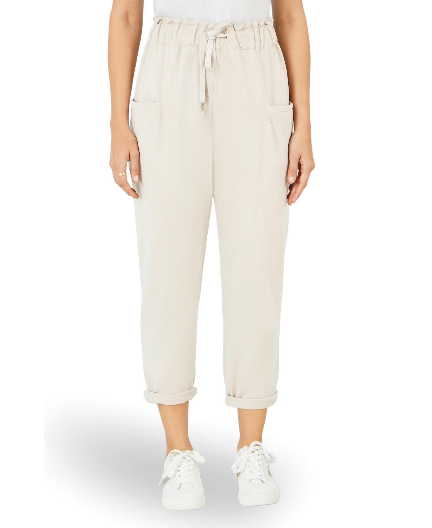 Women's Cotton Relaxed Stretch Trousers