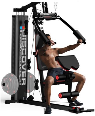 Home Gym Full Body Workout Machine with Pulley System and Bench (HRM-G11511)