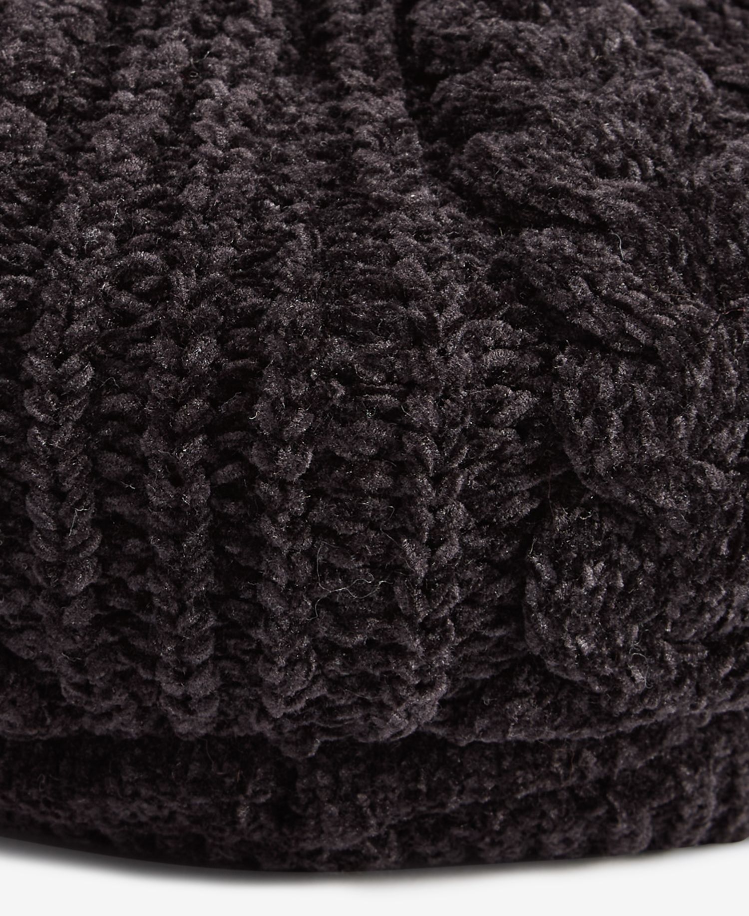 Women's Slouchy Chenille Cable-Knit Cabbie Hat