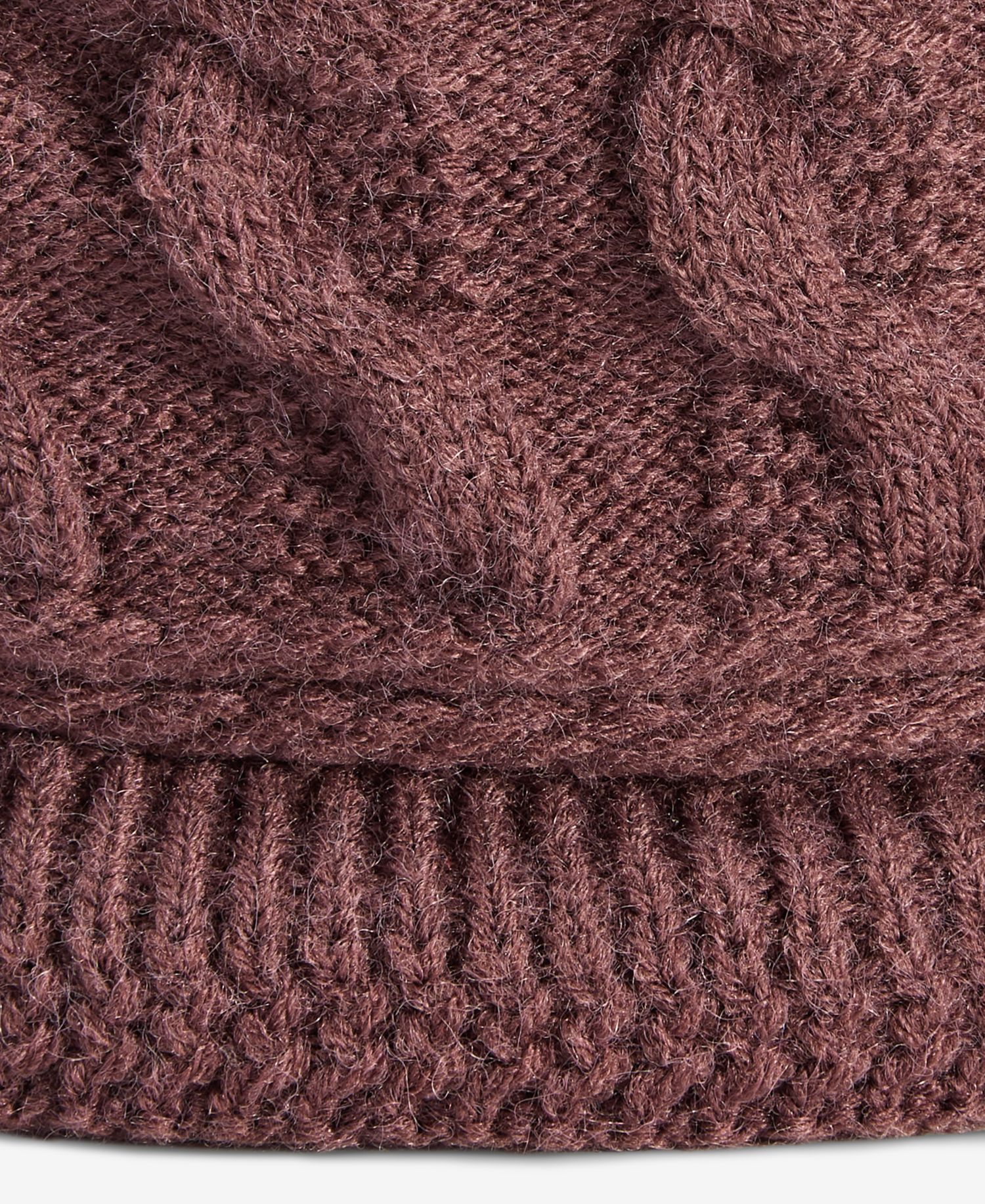 Women's Cable-Knit Newsboy Cap