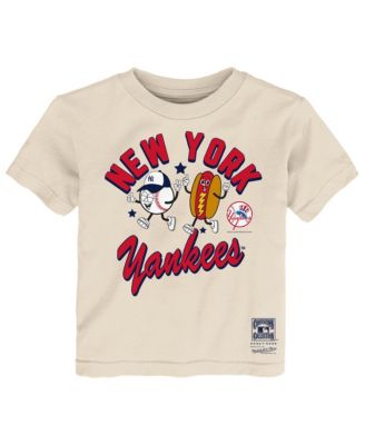 Toddler Natural New York Yankees Snack T-Shirt