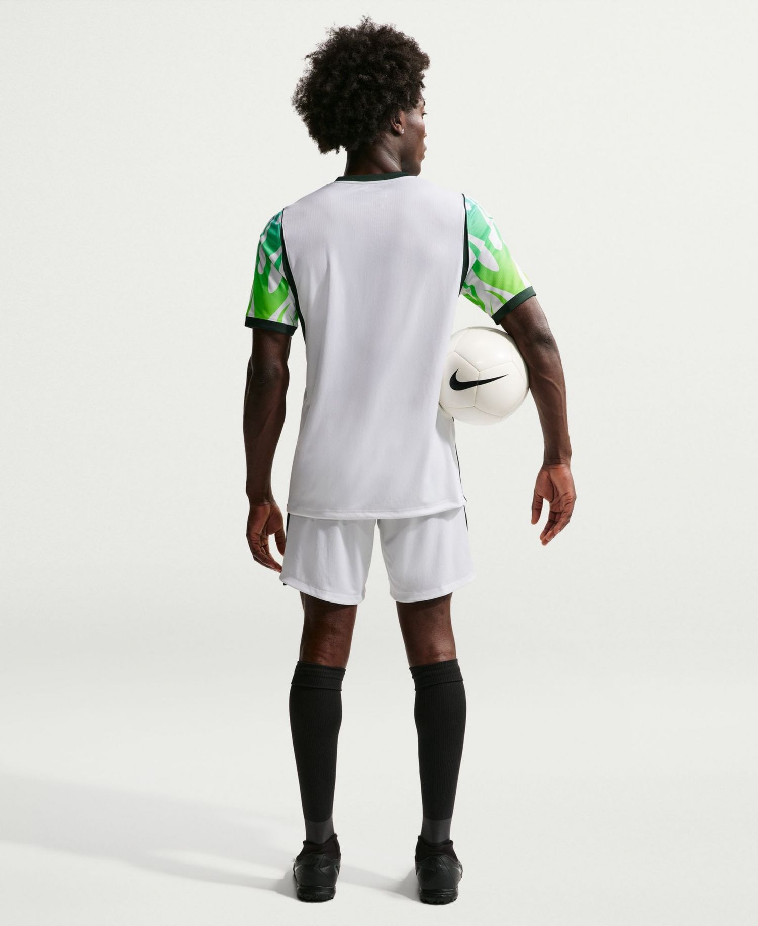 Men's White Nigeria National Team 2026 Away Stadium Replica Shorts