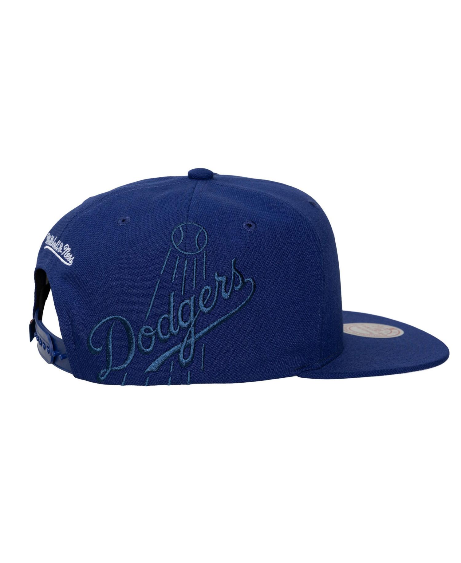 Men's and Women's Royal Los Angeles Dodgers Side Logo Snapback Hat