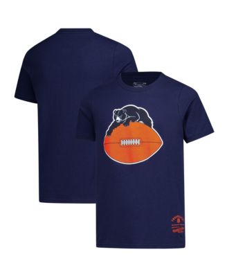 Big Boys and Girls Navy Chicago Bears Retro Logo T-Shirt