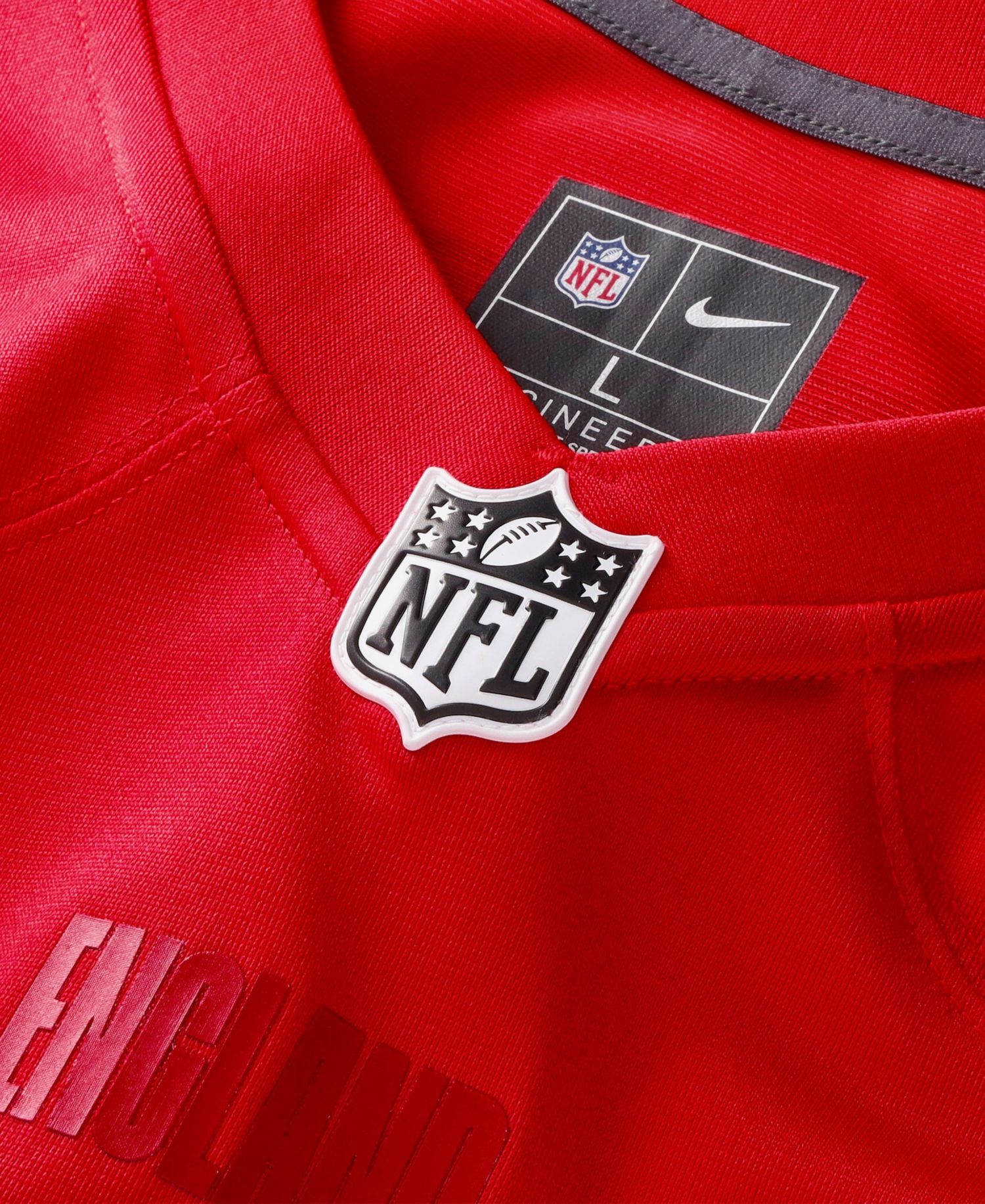 Men's Red England National Team x NFL Game Jersey