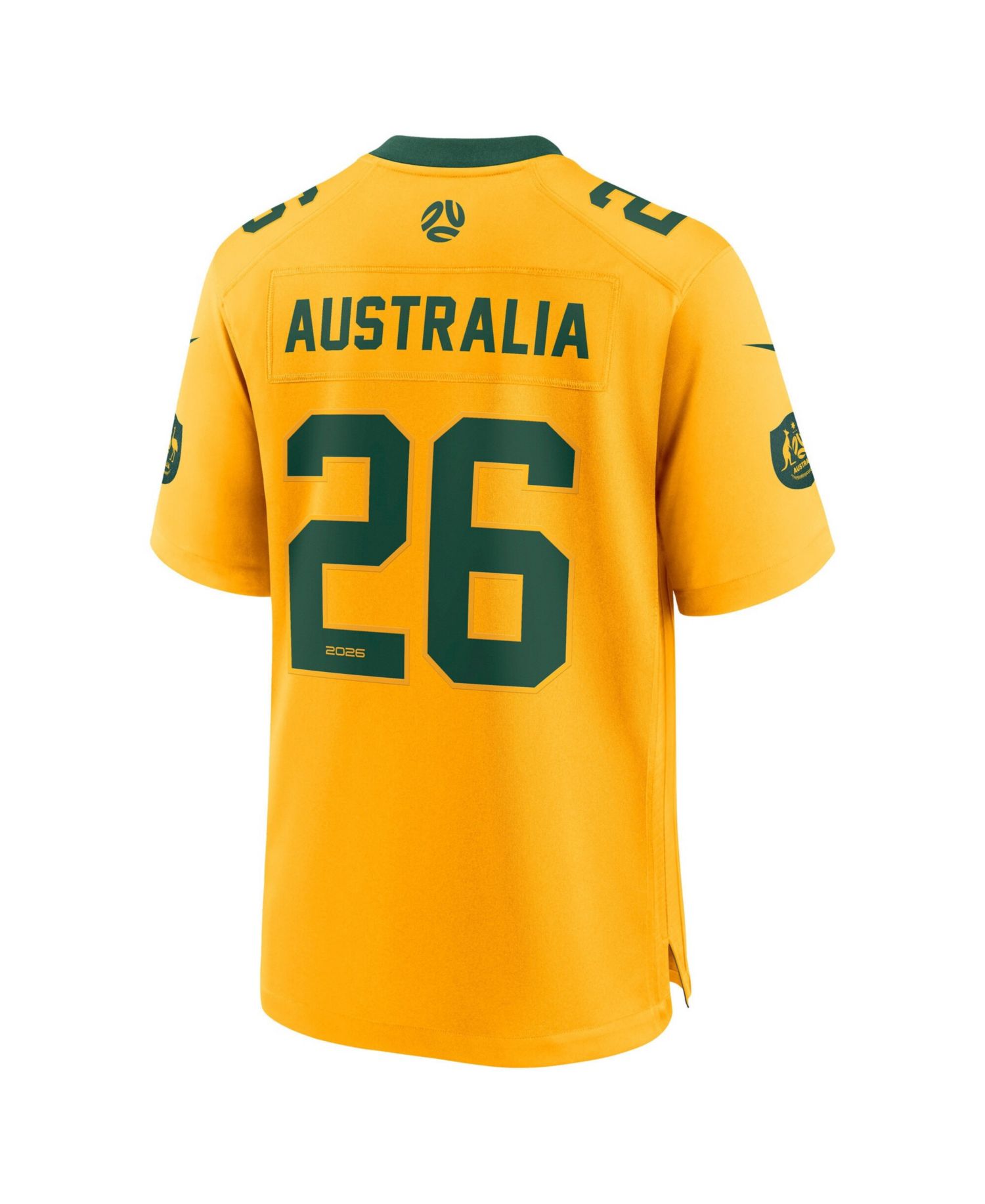 Men's Gold Australia National Team x NFL Game Jersey