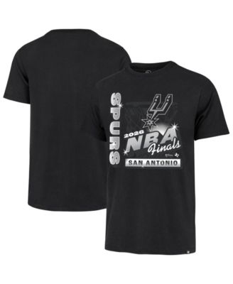 Men's Black San Antonio Spurs 2026 NBA Finals ID Franklin T-Shirt