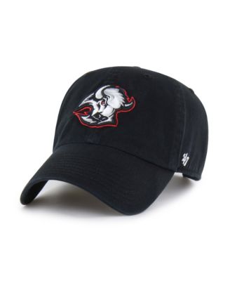 Men's Black Buffalo Sabres Logo Clean Up Adjustable Hat