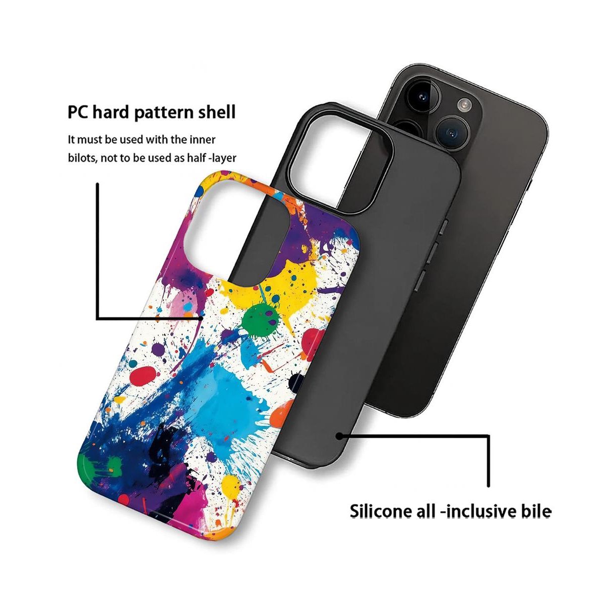Gonez Case for iPhone Pro Max, 2-in-1 Dual-Layer Shockproof Protection